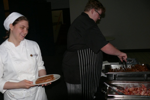 Gunfire breakfast for ANZAC Day